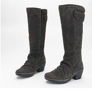Fly London Suede Tall Shaft Boots-Waki EU 37